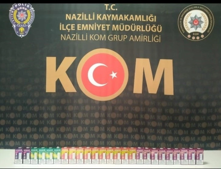 Nazilli polisi gümrük kaçakçılığına geçit vermedi