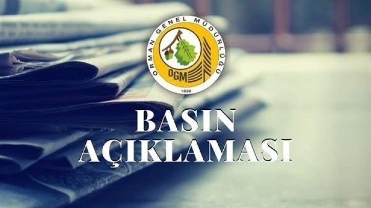 OGM’den yangınla mücadelede kullanılan İHA’ların kiralanmasına ilişkin açıklama