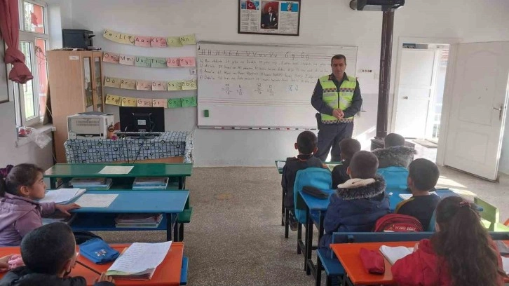 Oğuzeli’nde öğrencilere trafik eğitimi