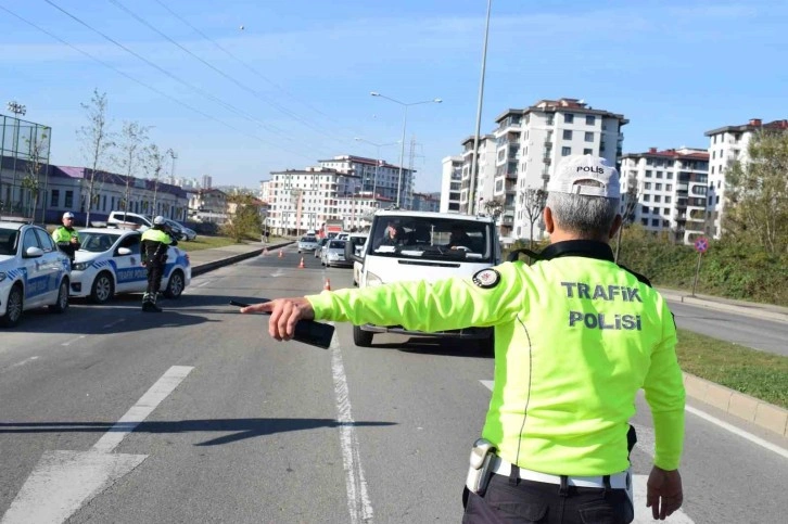 Ordu’da bir haftada 13 binden fazla araç denetlendi