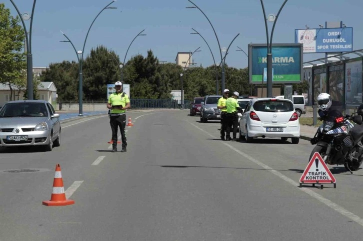 Ordu’da bir haftada 14 binden fazla araç denetlendi