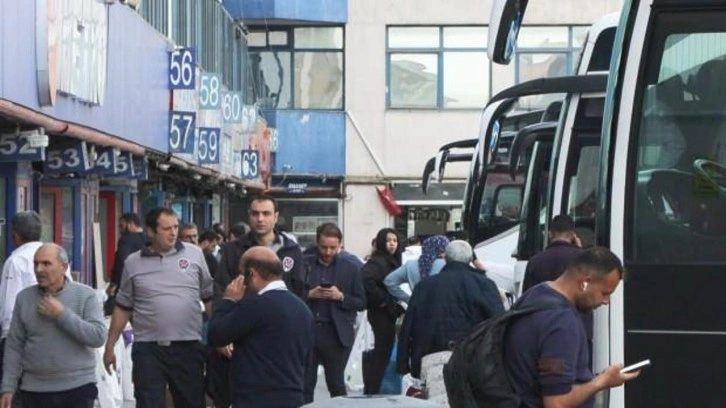 Otogarlarda bayram hareketliliği: Doluluk oranı yüzde 95