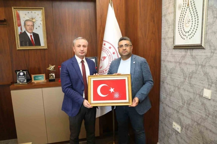 Özel Eğitim Konfederasyonu Genel Başkanı Kılıç, Ağrı Milli Eğitim Müdürü Kökrek ile görüştü