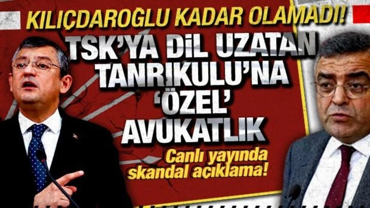 Özgür Özel, TSK'ya dil uzatan Sezgin Tanrıkulu'nu savundu: Linç ettirmem