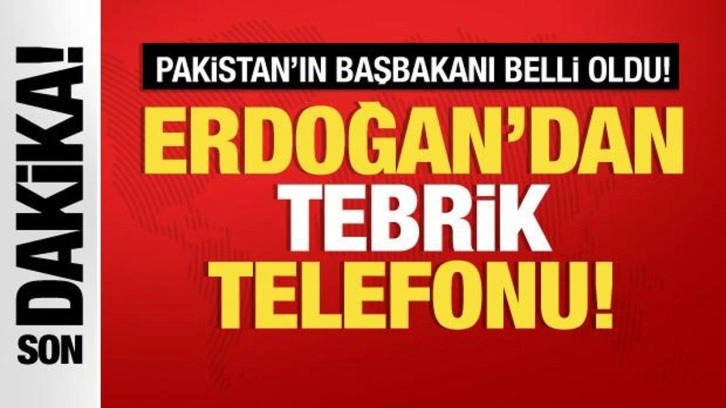 Pakistan'ın Başbakanı belli oldu! Erdoğan'dan tebrik telefonu