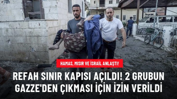 Refah Sınır Kapısı açıldı.