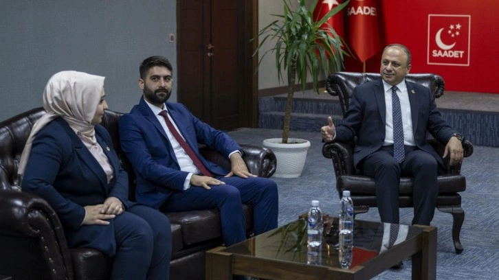 Saadet Partisi'nde siyasi partiler arası bayramlaşma devam etti