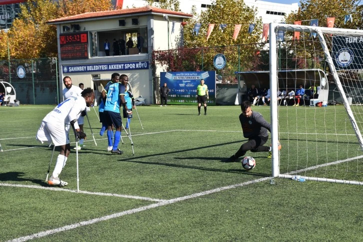 Şahinbey Ampute’den anlamlı ve farklı galibiyet 5-0