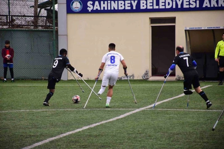 Şahinbey Ampute Futbol Takımı’ndan net skor 3-1