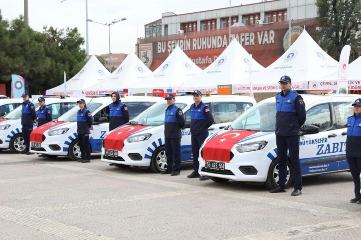 Samsun zabıtasının araç sayısı 4 yılda 6’dan 28’e yükseldi