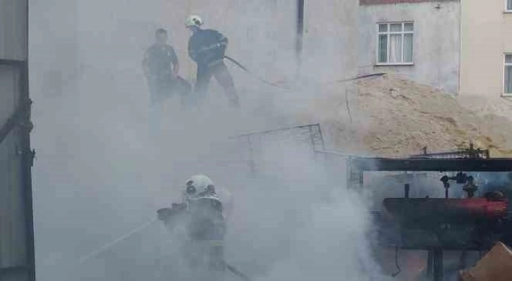 Samsun’da yangın paniği