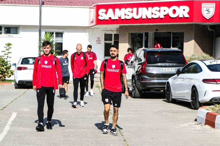 Samsunspor’un, Antalya kafilesinde 5 futbolcu yer almadı