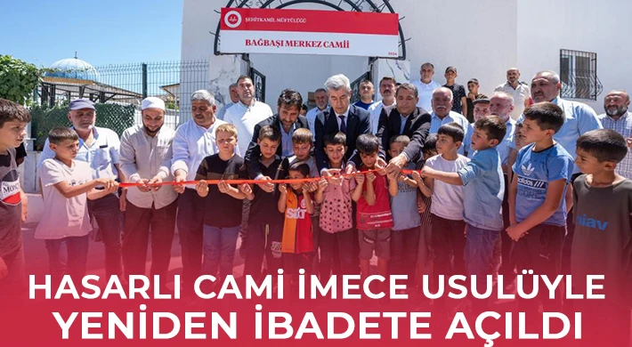 Şehitkamil’den cami yapımına destek  