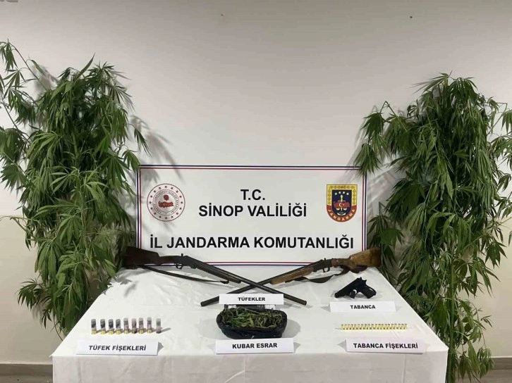 Sinop’ta jandarmadan uyuşturucu operasyonu: 1 gözaltı