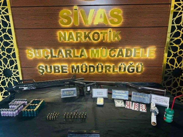 Sivas’ta uyuşturucuya geçit yok: 1 tutuklu