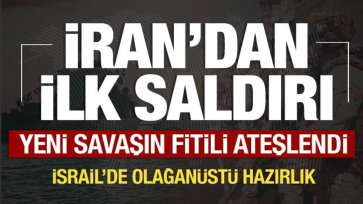 Son dakika haberi: Ve savaş başladı! İran'dan İsrail'e saldırı