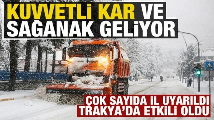 Son dakika: Kuvvetli kar-sağanak geliyor! Meteoroloji çok sayıda ili uyardı, işte harita..