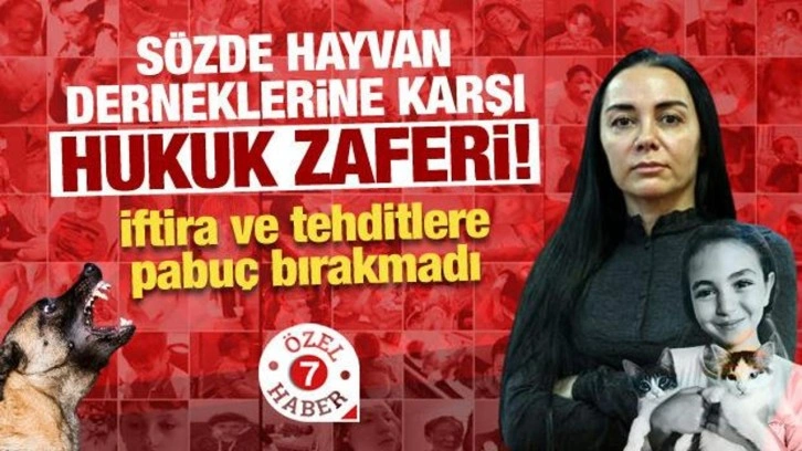 Sözde hayvan derneklerine karşı hukuk zaferi! İftira ve tehditlere pabuç bırakmadı