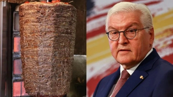 Steinmeier, Türkiye'ye 60 kiloluk döneriyle gelecek