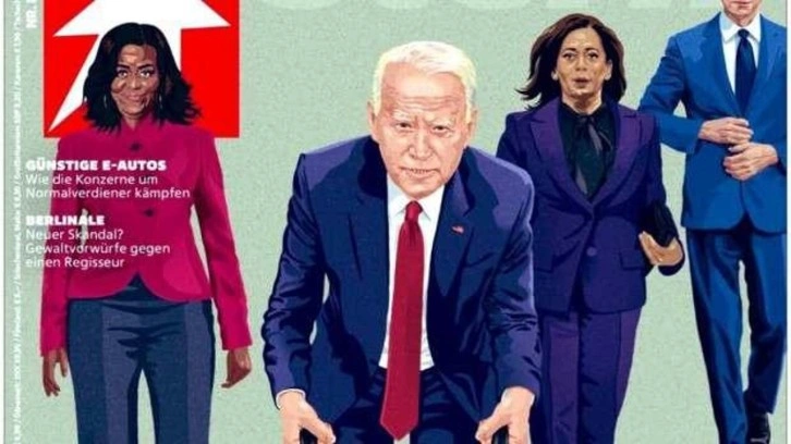 Stern dergisi Biden'ı çizdi