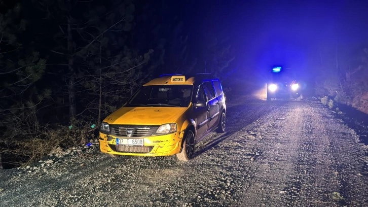 Taksi şoförü ormanlık alanda ölü bulundu