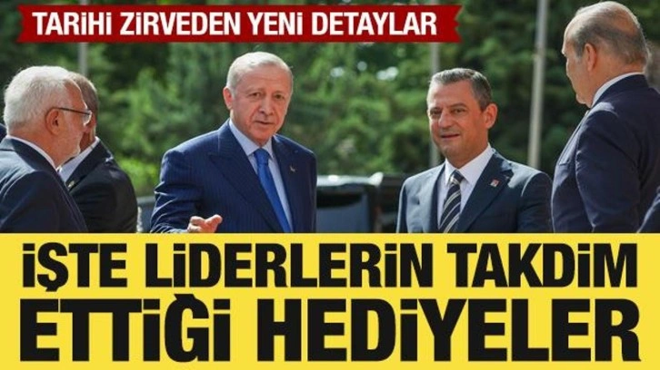 Tarihi zirveden yeni detaylar: İşte takdim edilen hediyeler