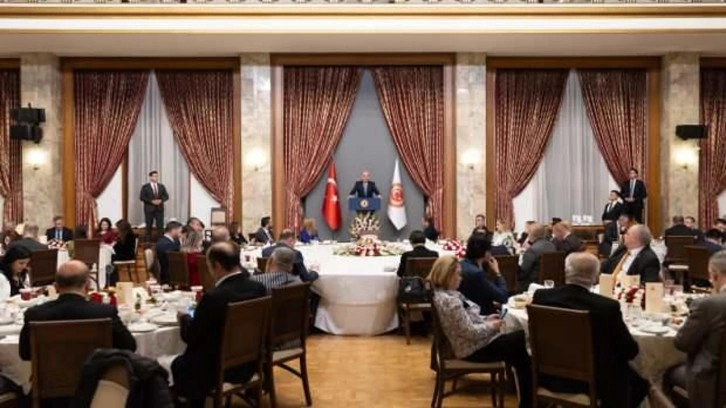 TBMM Başkanı Kurtulmuş, gazetecilerle iftar programında bir araya geldi