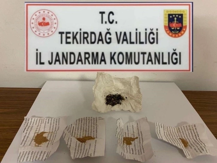 Tekirdağ’da silah ve uyuşturucu operasyonu