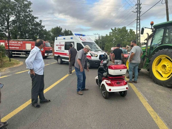 Tekirdağ’da trafik kazası: 1 yaralı