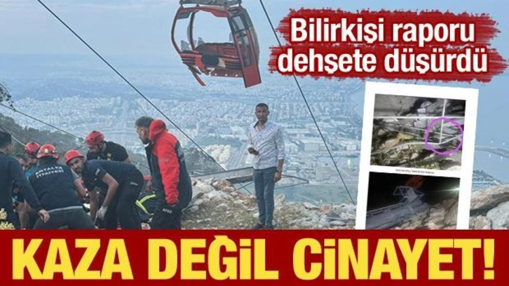 Teleferik faciasında ihmaller zinciri! Kaza değil cinayet