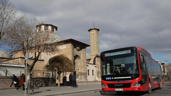 Toplu ulaşımda örnek şehir Konya