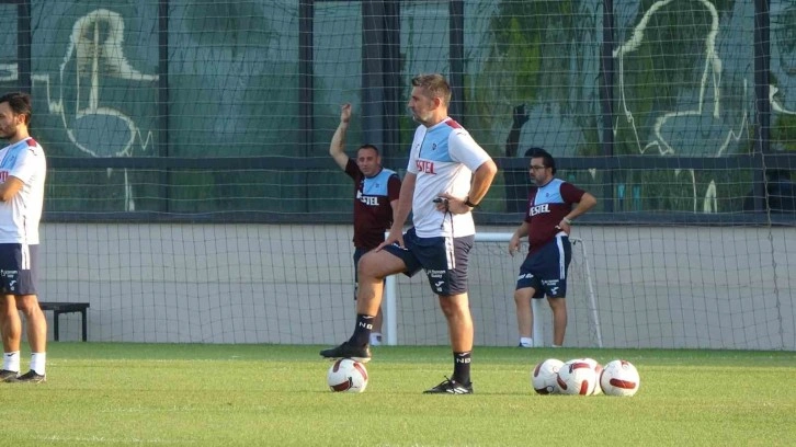 Trabzonspor, Çaykur Rizespor maçı hazırlıklarını sürdürdü