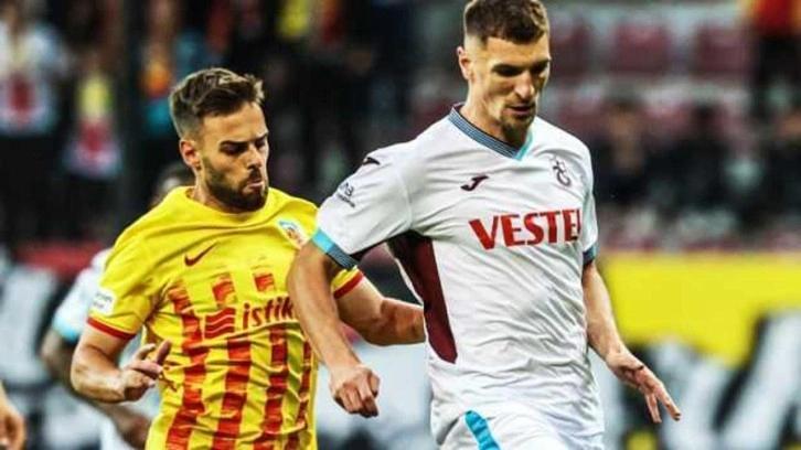 Trabzonspor, Kayseri'de 3 puanı Pepe ile kaptı