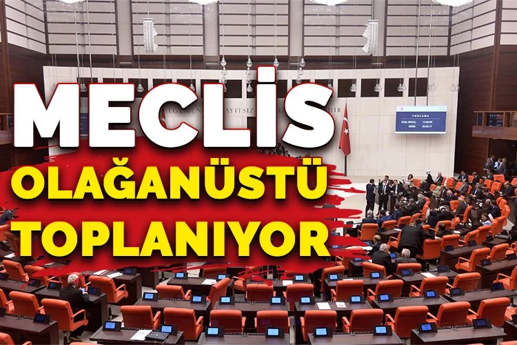 Türkiye Büyük Millet Meclisi 8 Ağustos'ta olağanüstü toplanıyor