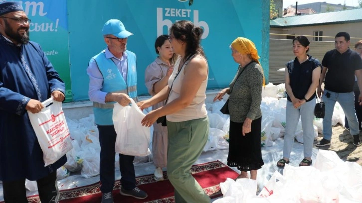 Türkiye Diyanet Vakfı, Kazakistan’daki ihtiyaç sahibi ailelere kurban eti dağıttı