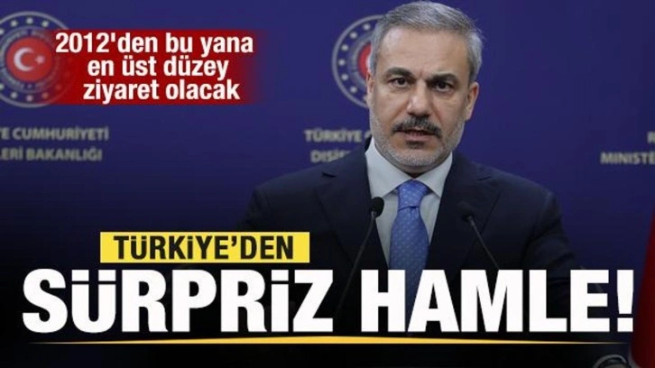 Türkiye'den sürpriz hamle! 2012'den bu yana en üst düzey ziyaret olacak