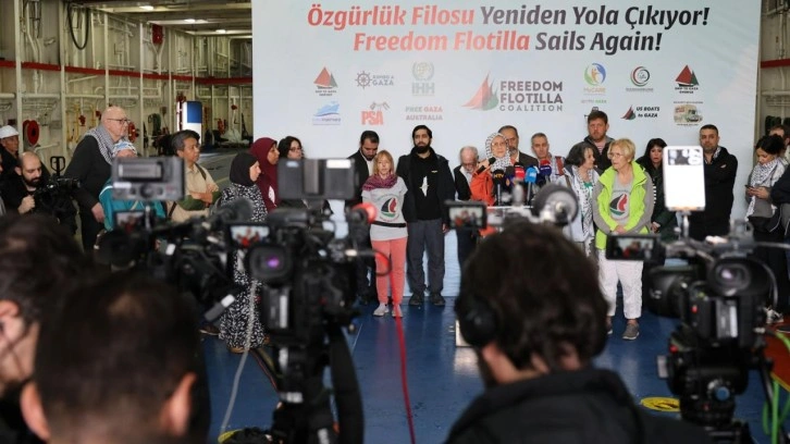 Uluslararası Özgürlük Filosu Koalisyonu: Çok yakında hareket tarihini duyuracağız