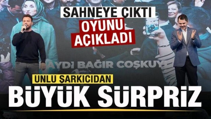 Ünlü şarkıcı Sinan Akçıl'dan büyük sürpriz! Sahneye çıktı oyunu açıkladı