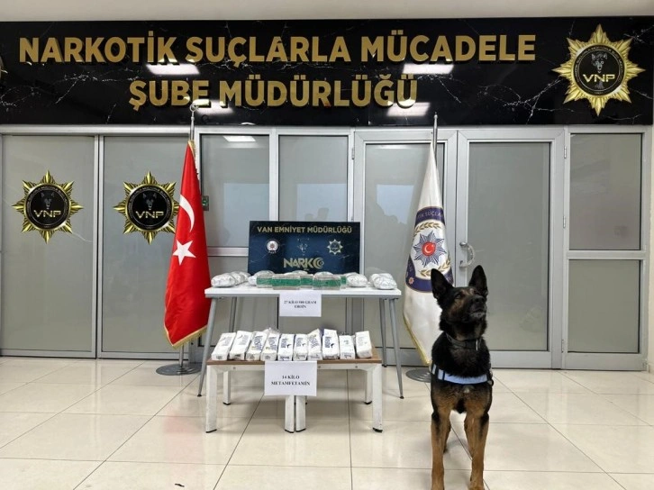 Van’da 161 kilo 500 gram uyuşturucu ele geçirildi