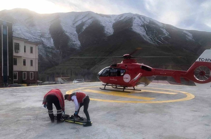 Van’da 2023 yılında 164 hasta ambulans helikopterle taşındı