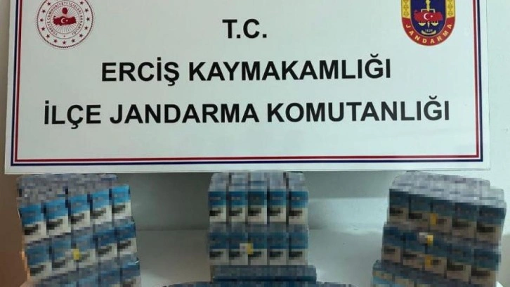 Van’da 520 paket kaçak sigara ele geçirildi