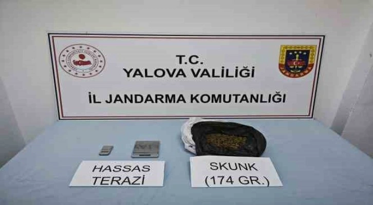 Yalova’da uyuşturucu operasyonu: 1 gözaltı