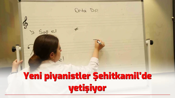 Yeni piyanistler Şehitkamil'de yetişiyor