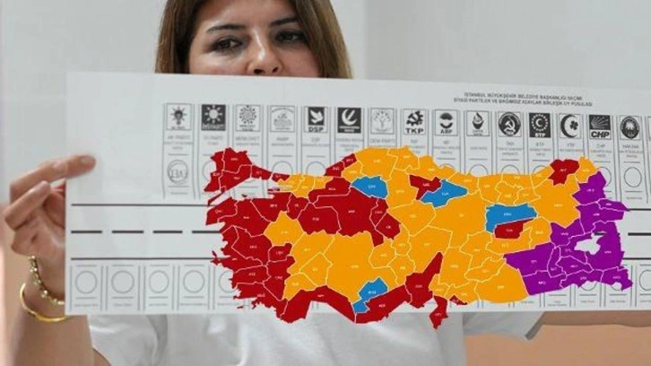 Yerel seçimin 2'nci haritası! AK Parti kaybettiği 14 şehirde yine söz sahibi olacak