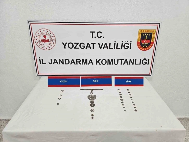 Yozgat’ta 29 parça tarihi eser ele geçirildi