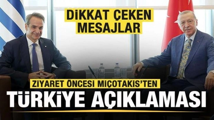 Ziyaret öncesi Miçotakis'ten Türkiye açıklaması! Yeni dönem mesajı