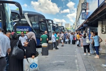 15 Temmuz Demokrasi Otogarı’nda bayram öncesi yoğunluk yaşandı