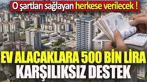 500 bin TL karşılıksız destek paketi!