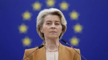 AB Komisyonu Başkanı von der Leyen'e "Sen bir savaş suçlususun" tepkisi