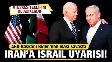 ABD Başkanı Biden'dan olası savaşta İran'a İsrail uyarısı